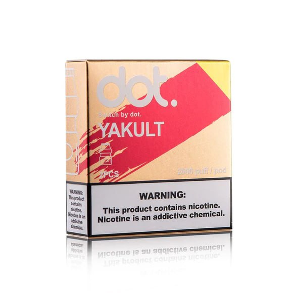 美國佩特里DOT SWITCH煙彈 養樂多4000puff/pack 2pcs